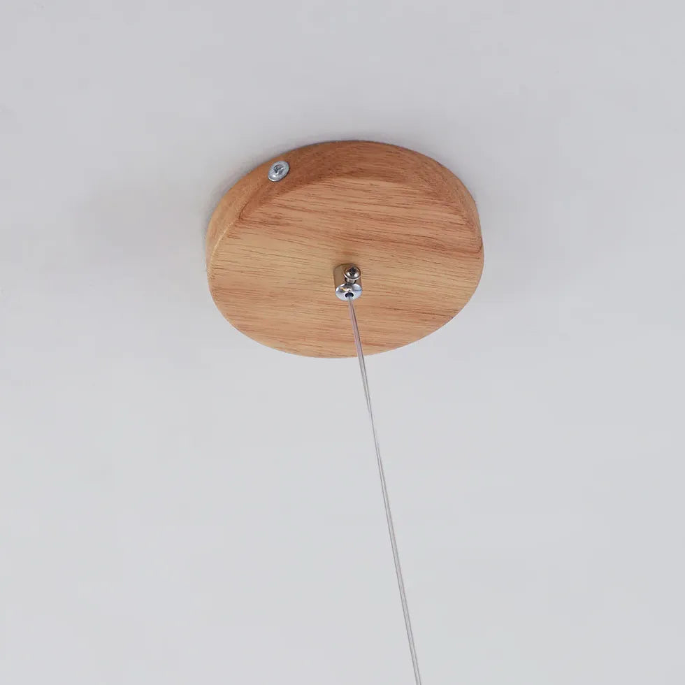 Pendelleuchte Wohnzimmer Holz moderne nordische Einfachheit - Clowas.de