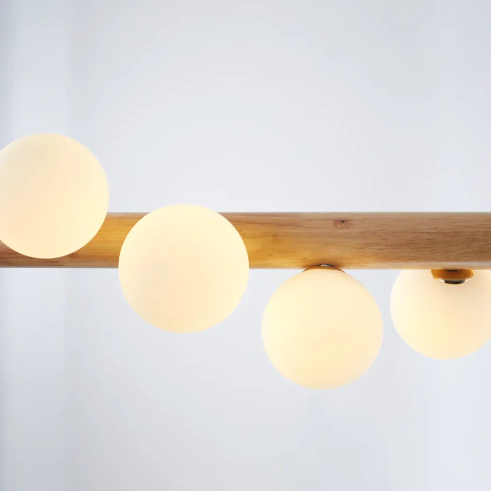 Pendelleuchte Wohnzimmer Holz moderne nordische Einfachheit - Clowas.de