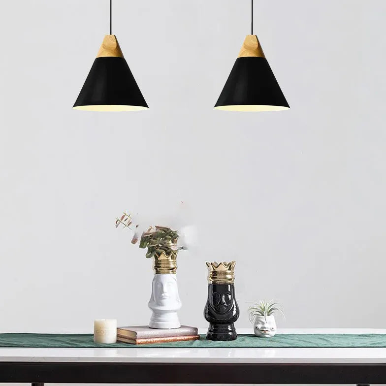 Pendelleuchte einzeln höhenverstellbar nordisch modern Holz - Clowas.de