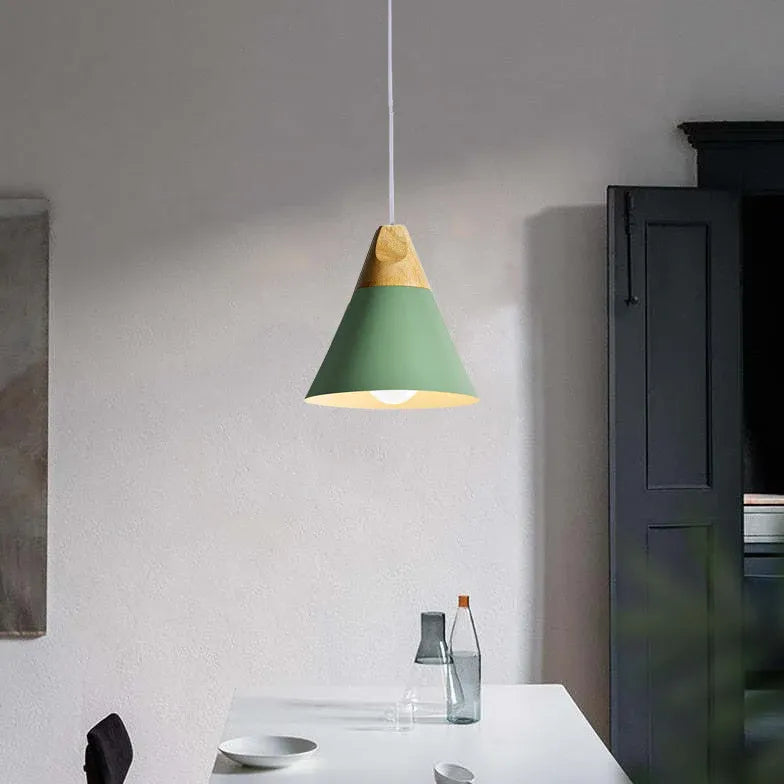 Pendelleuchte einzeln höhenverstellbar nordisch modern Holz - Clowas.de