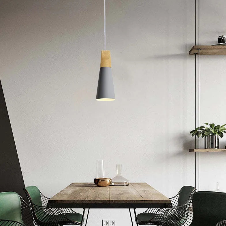 Pendelleuchte einzeln höhenverstellbar nordisch modern Holz - Clowas.de