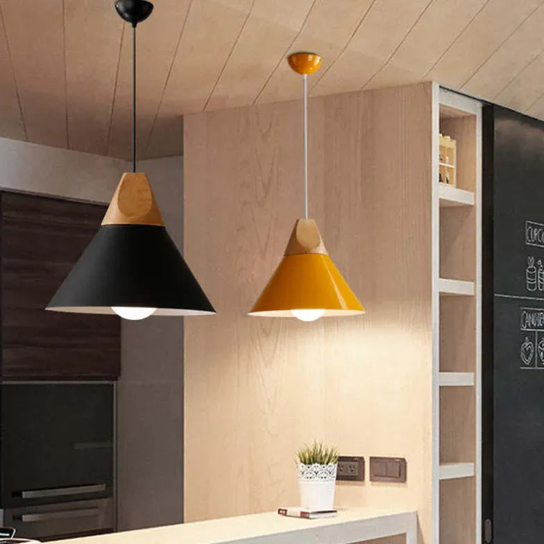 Pendelleuchte einzeln höhenverstellbar nordisch modern Holz - Clowas.de