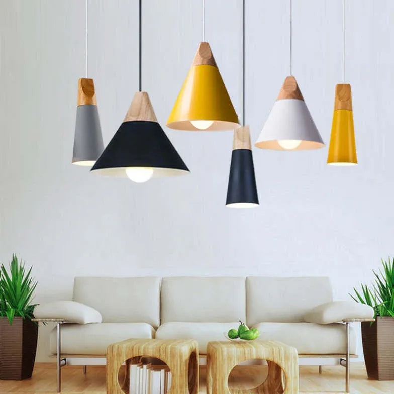 Pendelleuchte einzeln höhenverstellbar nordisch modern Holz - Clowas.de