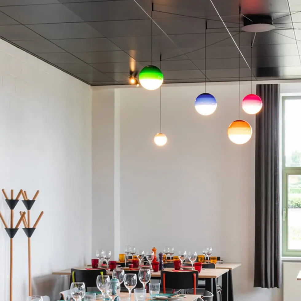 Pendelleuchten Kugel Nordisch Bunt Glas Design - Clowas.de