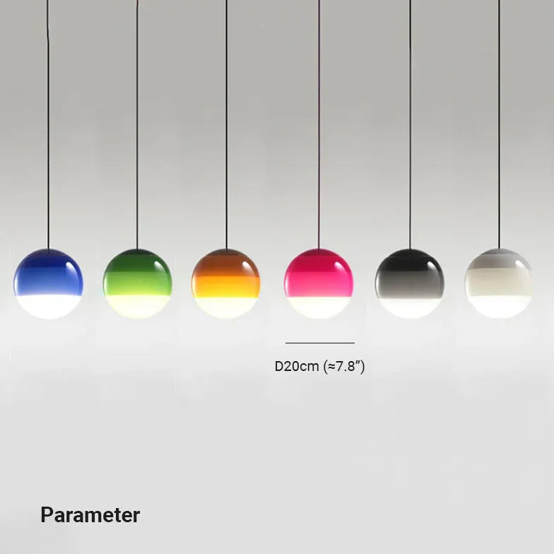 Pendelleuchten Kugel Nordisch Bunt Glas Design - Clowas.de