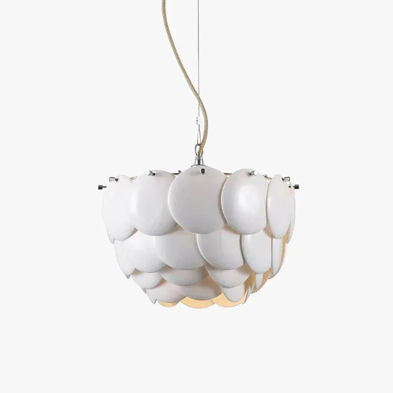 Pendelleuchten weiß im modernen Fischschuppen Design - Clowas.de