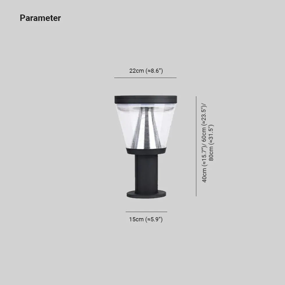 Pollerleuchte außen modernes Design wasserdicht für Garten - Clowas.de