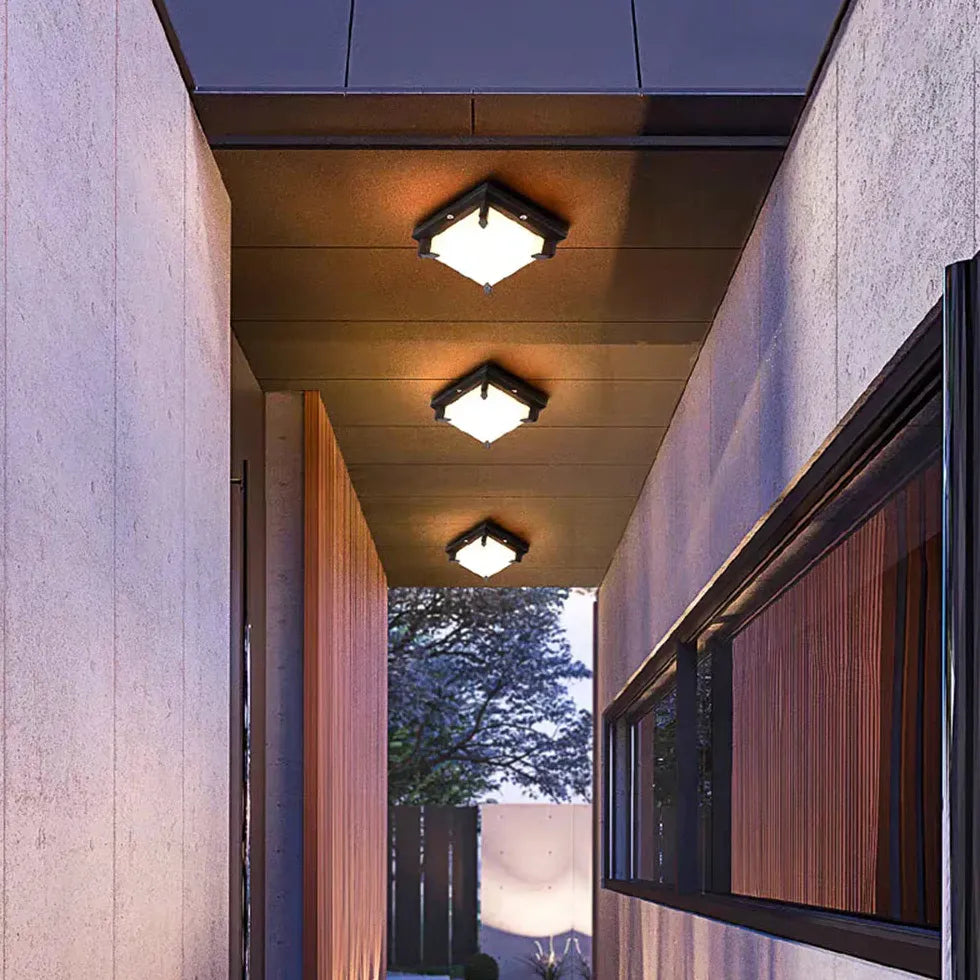 Porta Deckenleuchte Moderne Schwarze Runde Deckenlampe - Clowas.de