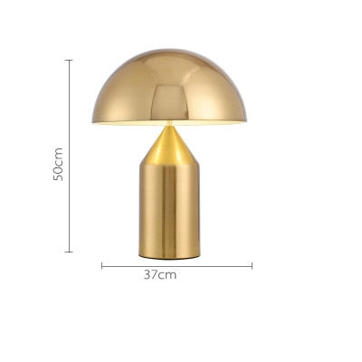 Postmoderne minimalistische Pilz-Tischlampe - Clowas.de