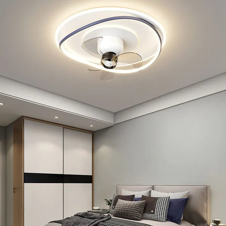 Deckenventilator leise mit Licht und Fernbedienung, modernes Design - Clowas.de