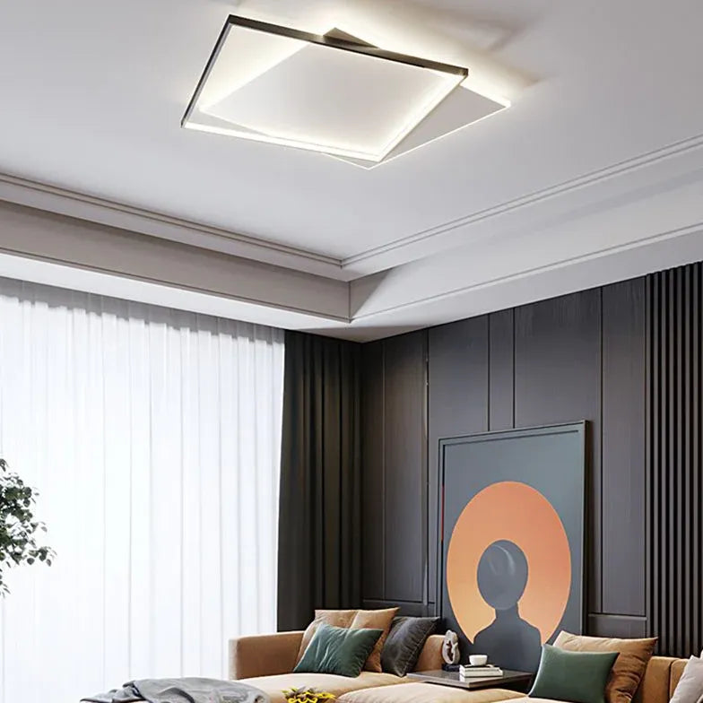 Quadratische Deckenleuchte LED im modernen nordischen Stil - Clowas.de