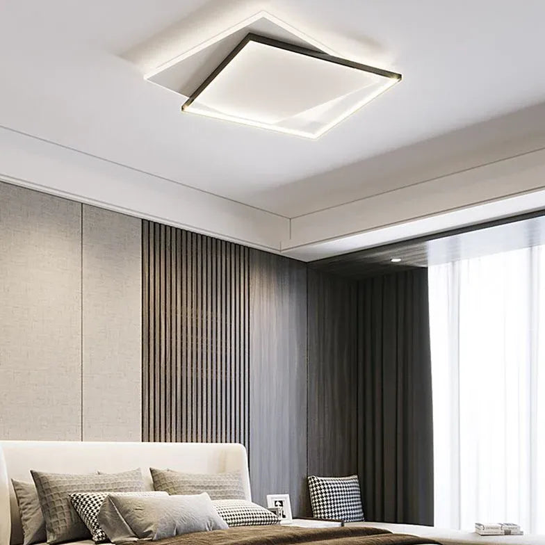 Quadratische Deckenleuchte LED im modernen nordischen Stil - Clowas.de