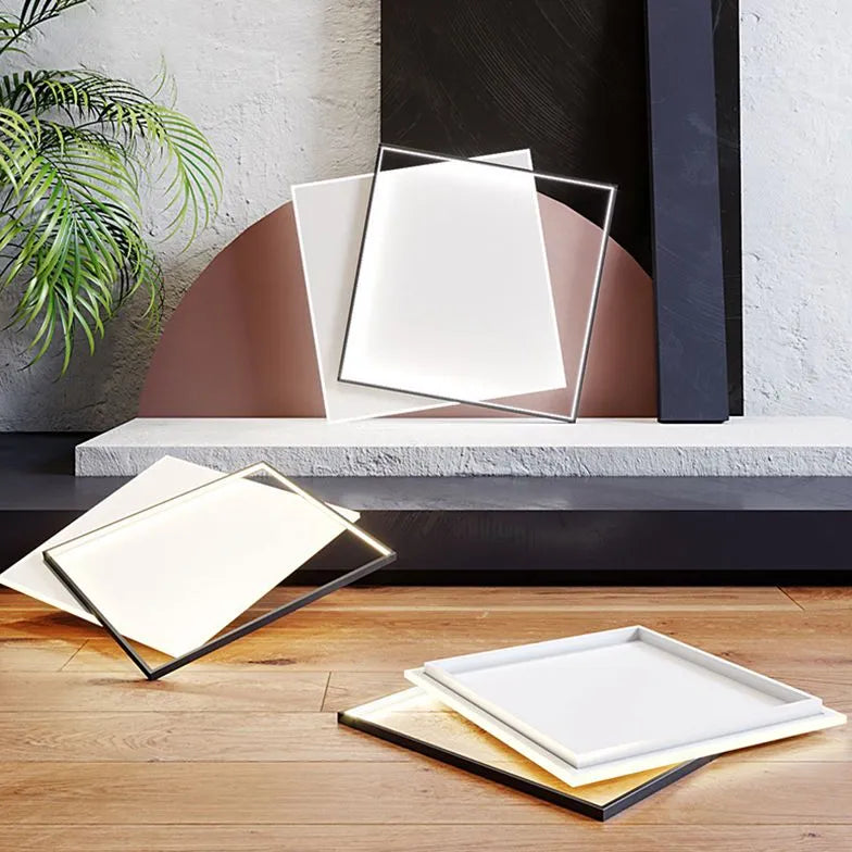 Quadratische Deckenleuchte LED im modernen nordischen Stil - Clowas.de