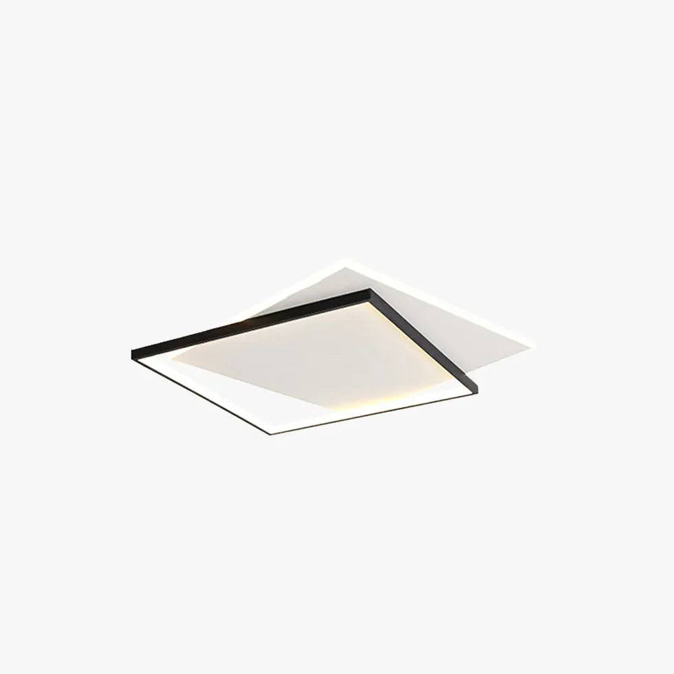 Quadratische Deckenleuchte LED im modernen nordischen Stil - Clowas.de