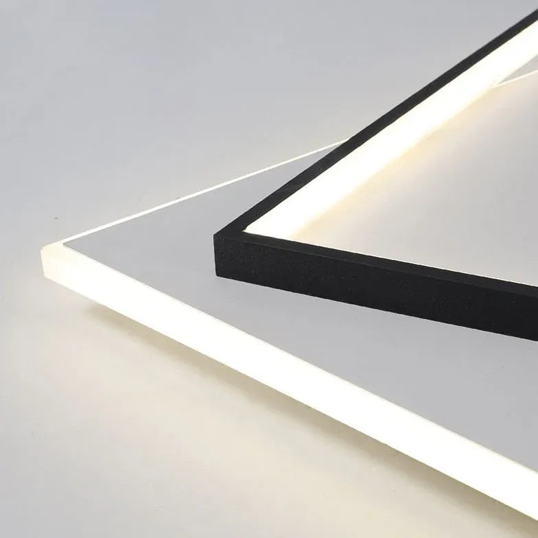 Quadratische Deckenleuchte LED im modernen nordischen Stil - Clowas.de
