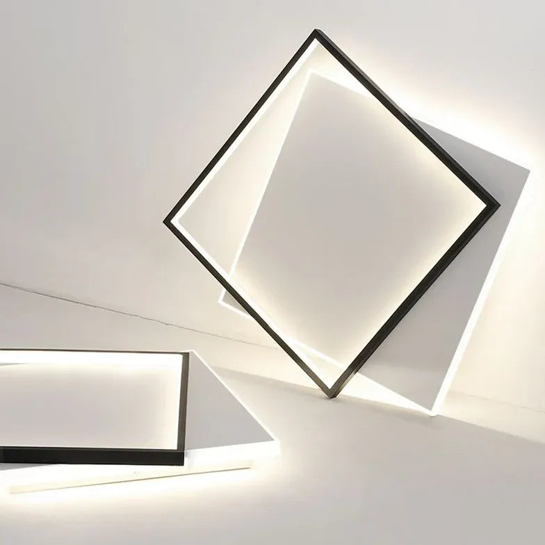 Quadratische Deckenleuchte LED im modernen nordischen Stil - Clowas.de
