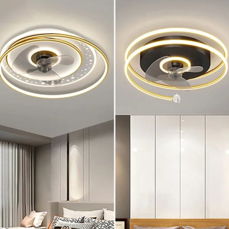 Circular Light Ceiling Fan with Light