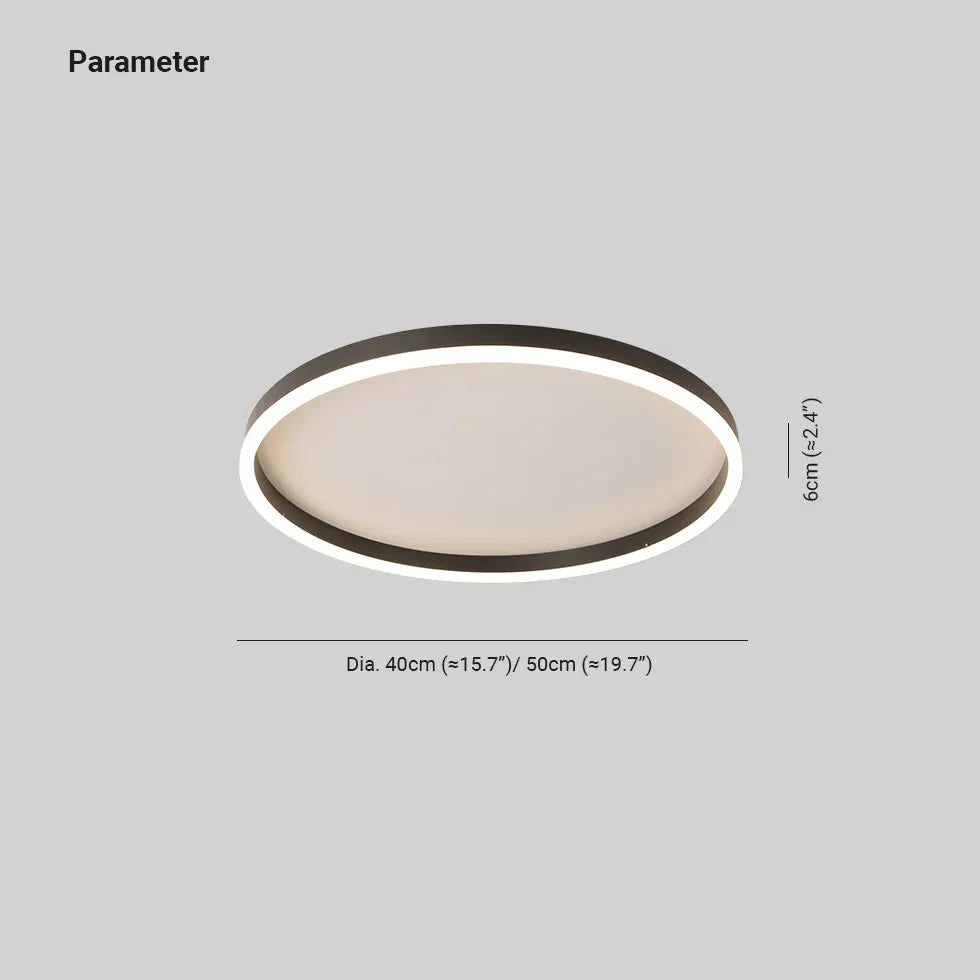 Minimalistische Deckenleuchte im modernen nordischen Ringdesign