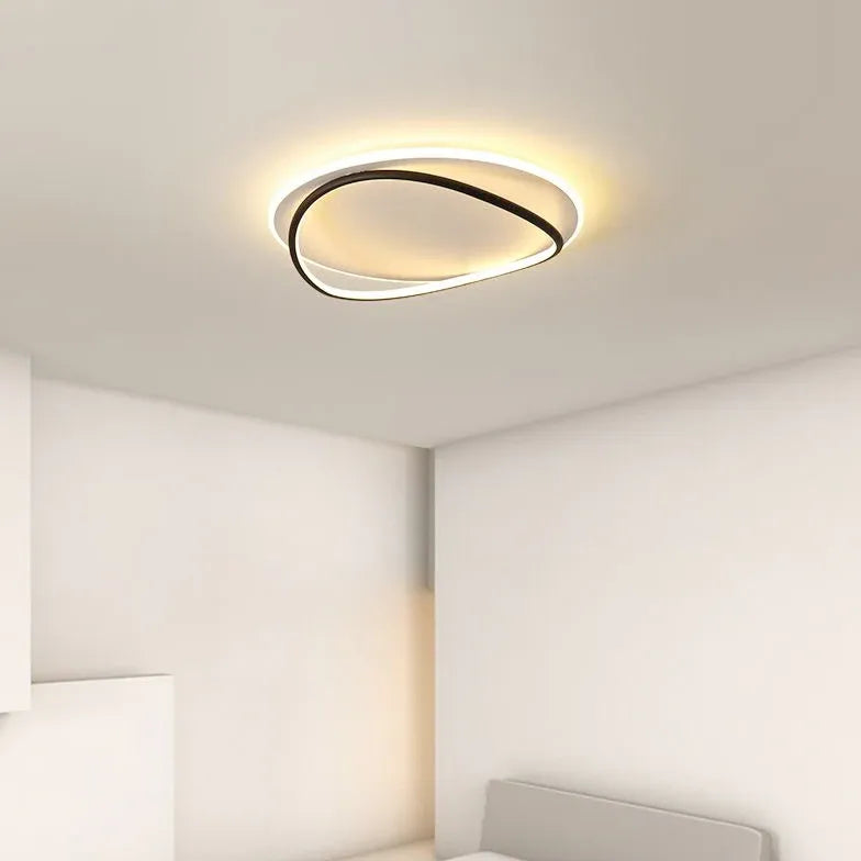 Circular Light Strip Modern Flush Ceiling Lights