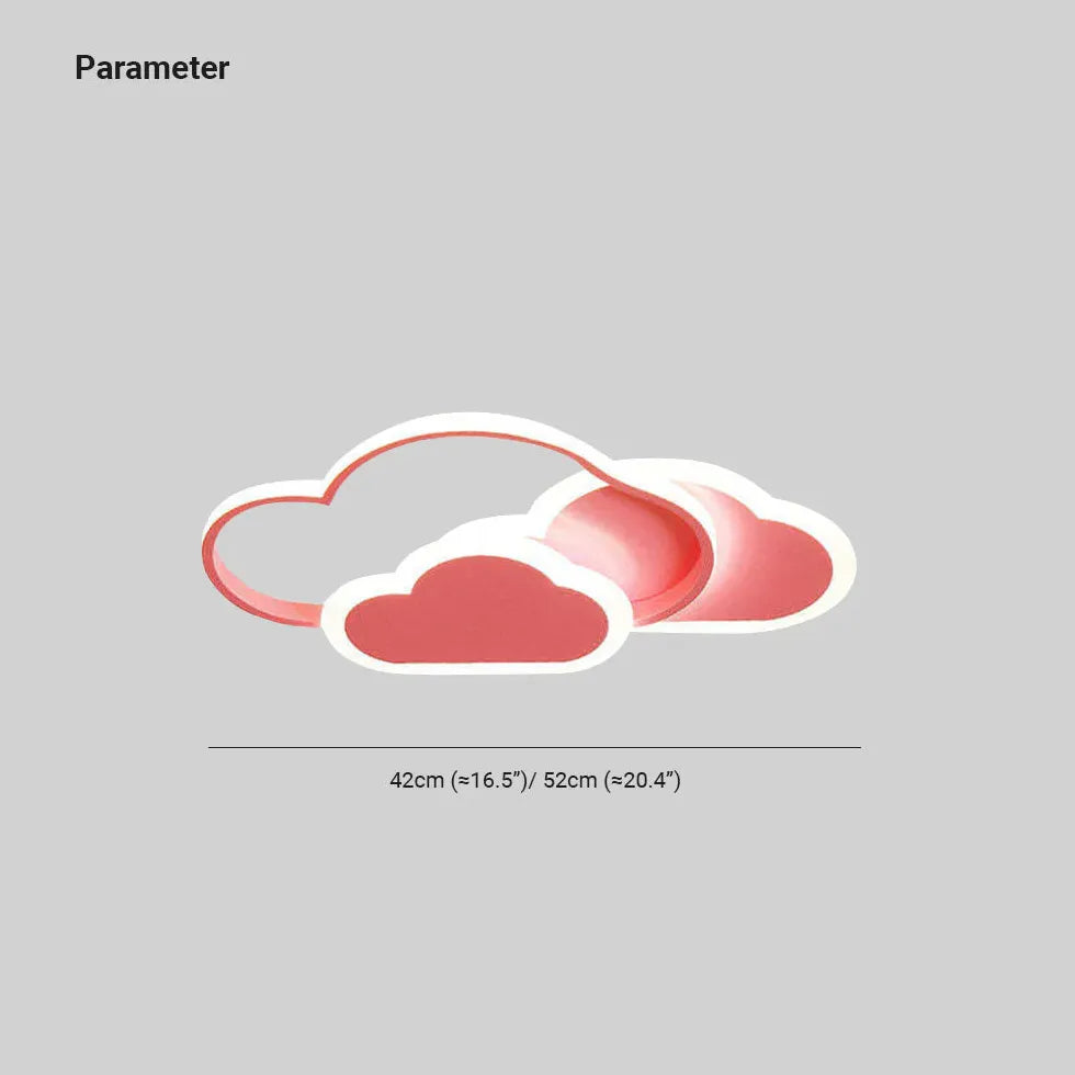 Deckenleuchte 50 cm moderne nordische Wolkenleucht