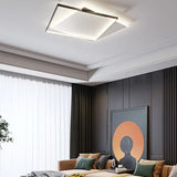 Black and White Dual-Tone Square Ceiling Light