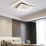 Black and White Dual-Tone Square Ceiling Light