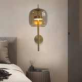 Brass Glass Wall Lights Indoor Modern