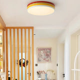 Colorful Round Glossy Modern Ceiling Light