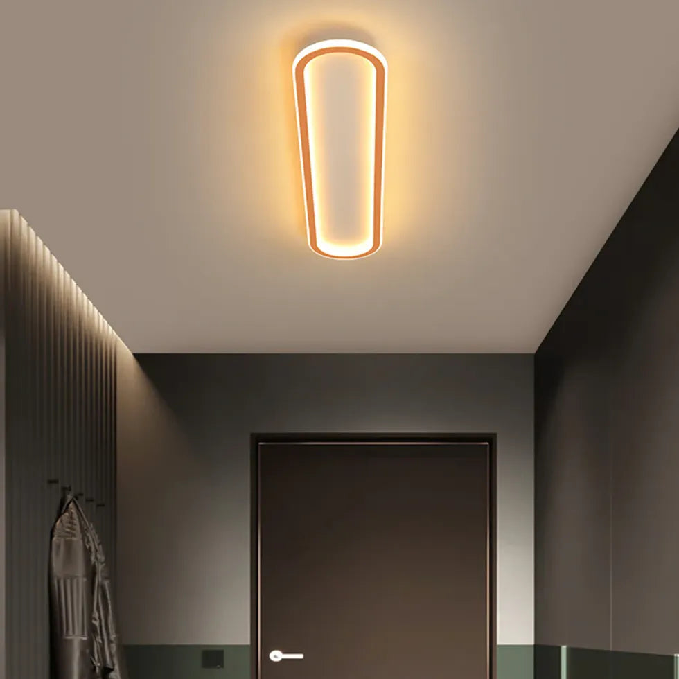 Deckenleuchte LED Farbwechsel modern ovales Design