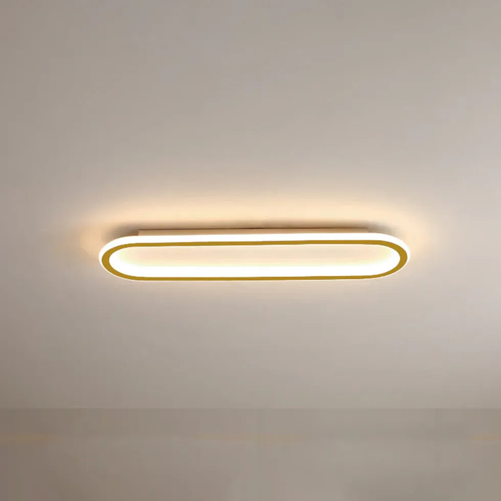 Deckenleuchte LED Farbwechsel modern ovales Design