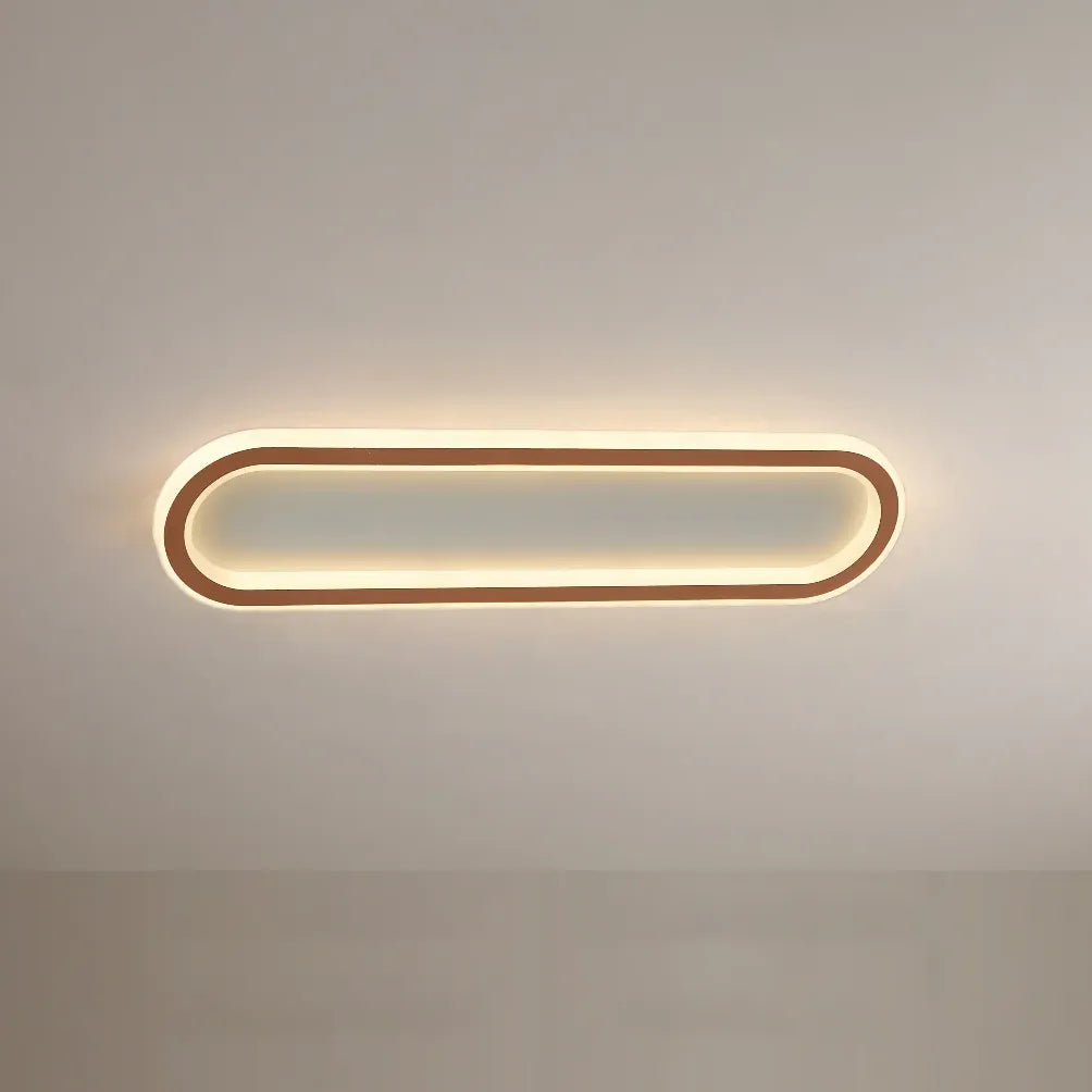 Deckenleuchte LED Farbwechsel modern ovales Design