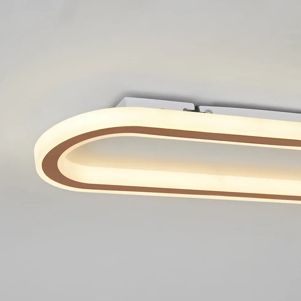 Deckenleuchte LED Farbwechsel modern ovales Design