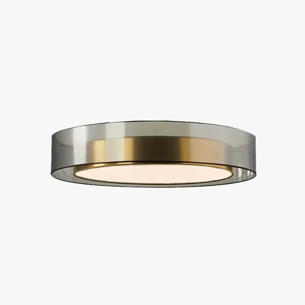 Double-Layer Frame Round PVC Ceiling Light