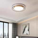 Double-Layer Frame Round PVC Ceiling Light