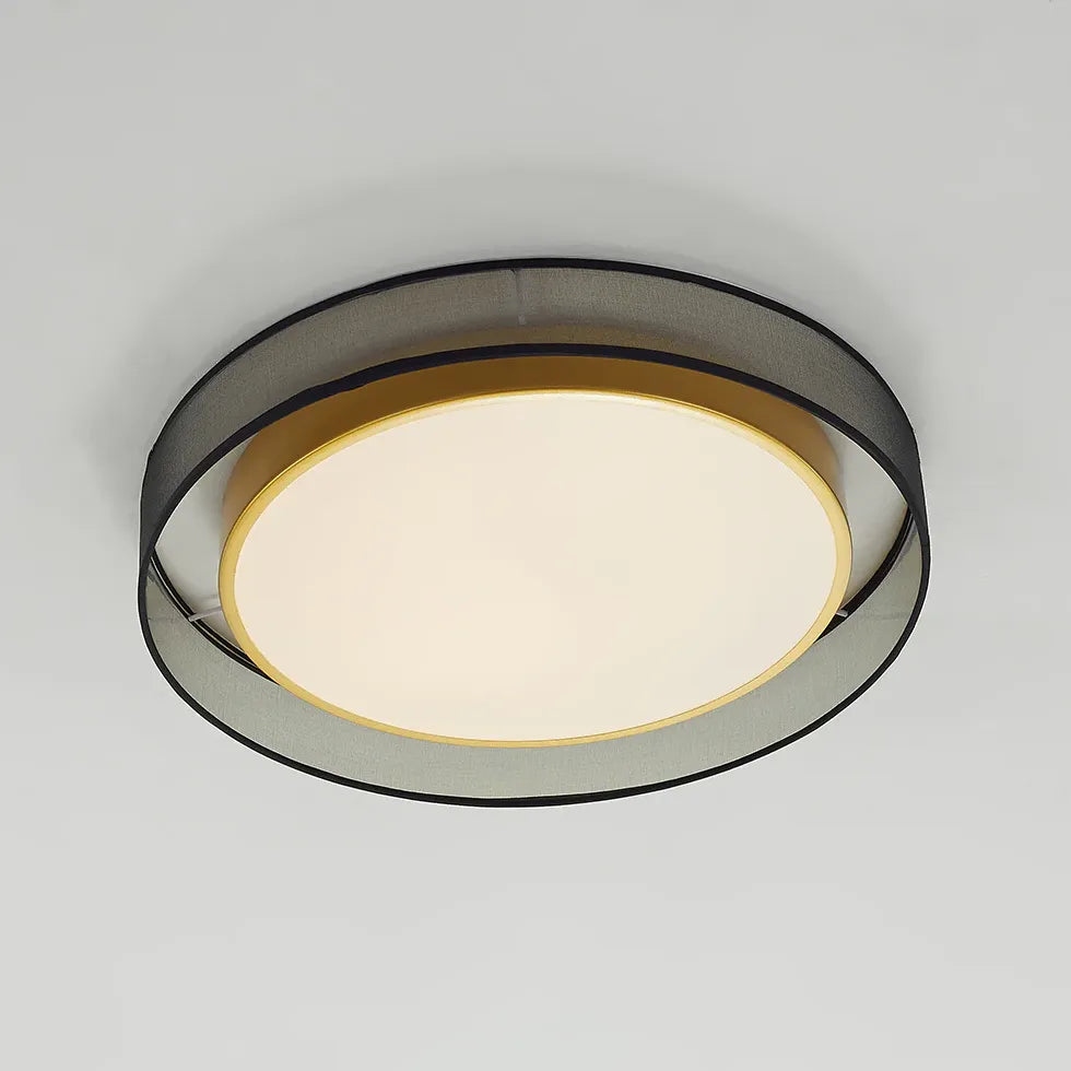 Double-Layer Frame Round PVC Ceiling Light