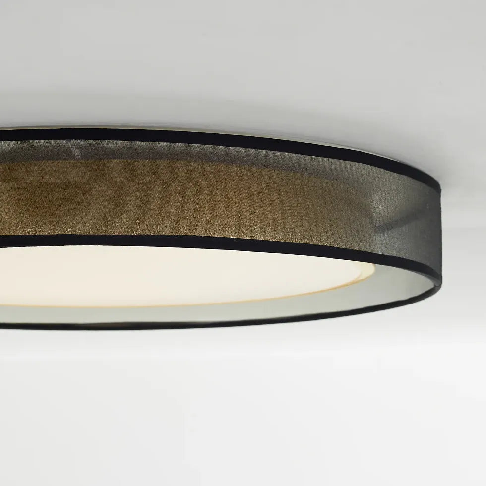 Double-Layer Frame Round PVC Ceiling Light