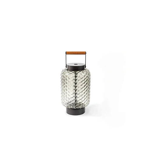Rauchglas Stehlampe für moderne Outdoor Beleuchtung - Clowas.de