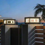 Square Modern Led Outdoor Pillar Lights