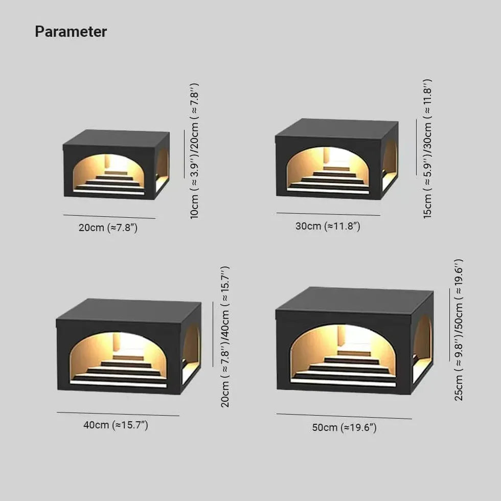 Sockelleuchte IP65 Solarleuchte mit schlichtem Design