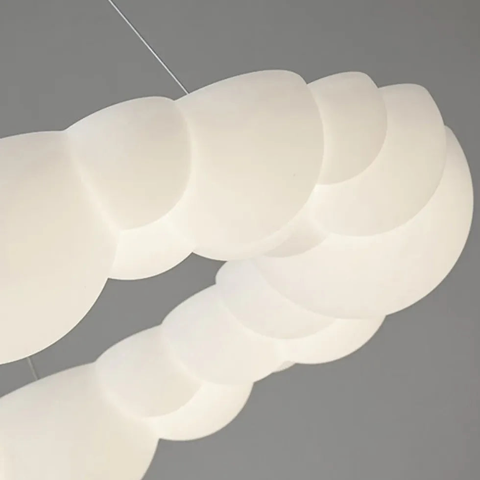 Ring LED Deckenleuchte in weißem modernen Design - Clowas.de