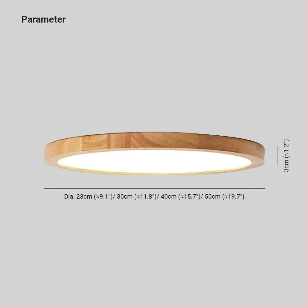 LED Deckenleuchte dimmbar flach in rundem modernen Design - Clowas.de