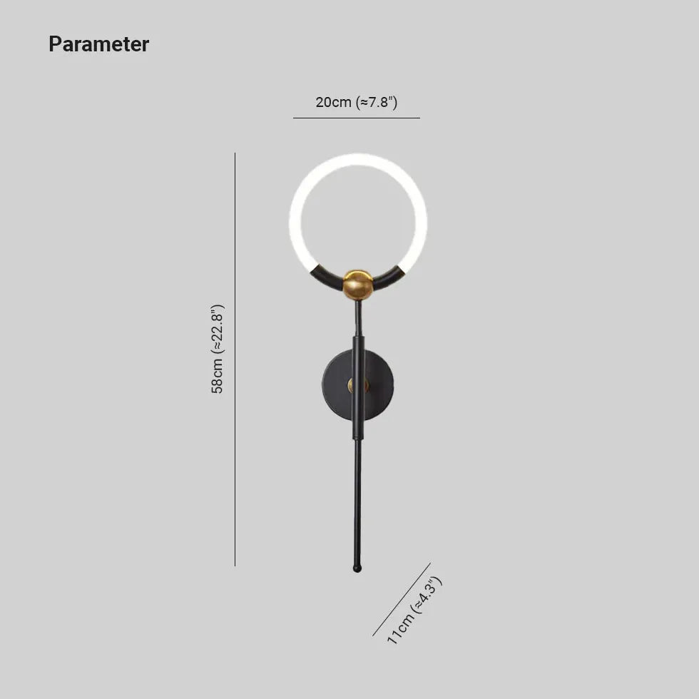 Runde Wandleuchten Innen Modernes Design Nordisch Stil - Clowas.de