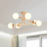 Rustikale Hängelampe Holz nordisch schlichtes Design - Clowas.de