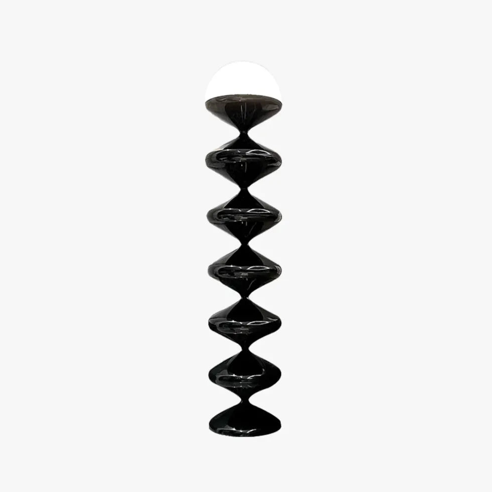 Multiple Streamlined Flat-Sphere Modern Floor Lamp