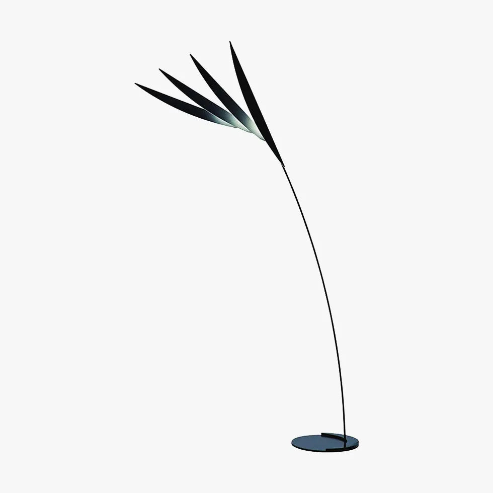 Schwarzes Blatt Design moderne Stehlampe