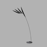 Schwarzes Blatt Design moderne Stehlampe