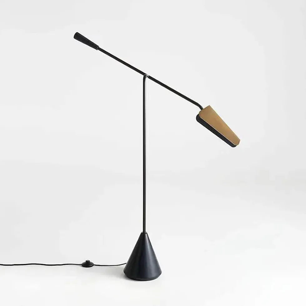 Adjustable Folding Minimalist Modern Black Floor Lamp