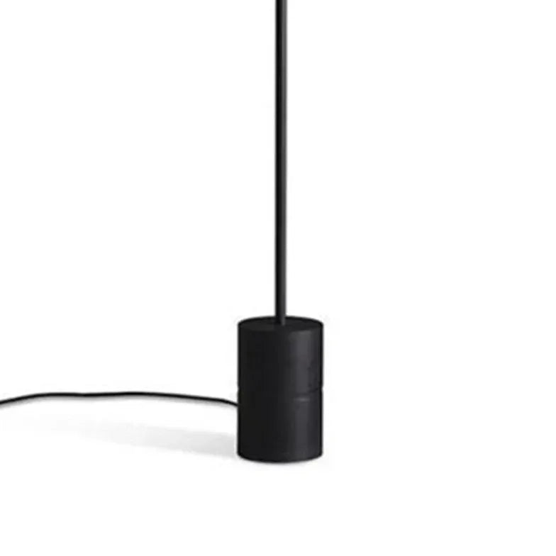 Schwarze hemisphärische minimalistische moderne Stehlampe