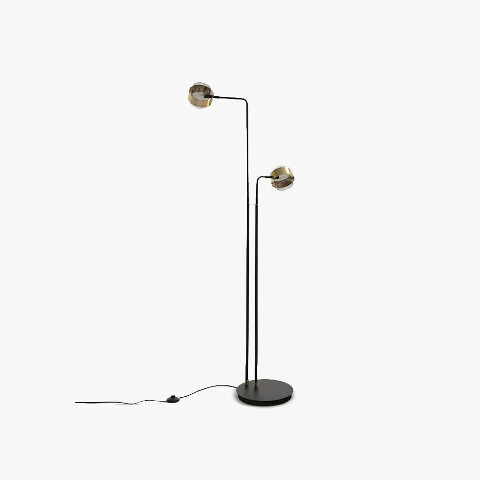 Dual-Rod-moderne minimalistische Stehlampe