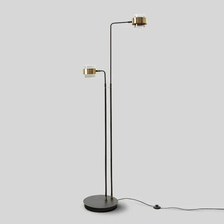 Dual-Rod-moderne minimalistische Stehlampe